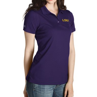 sorry, Antigua Women's LSU Tigers Purple Inspire Performance Polo is currently out of stock