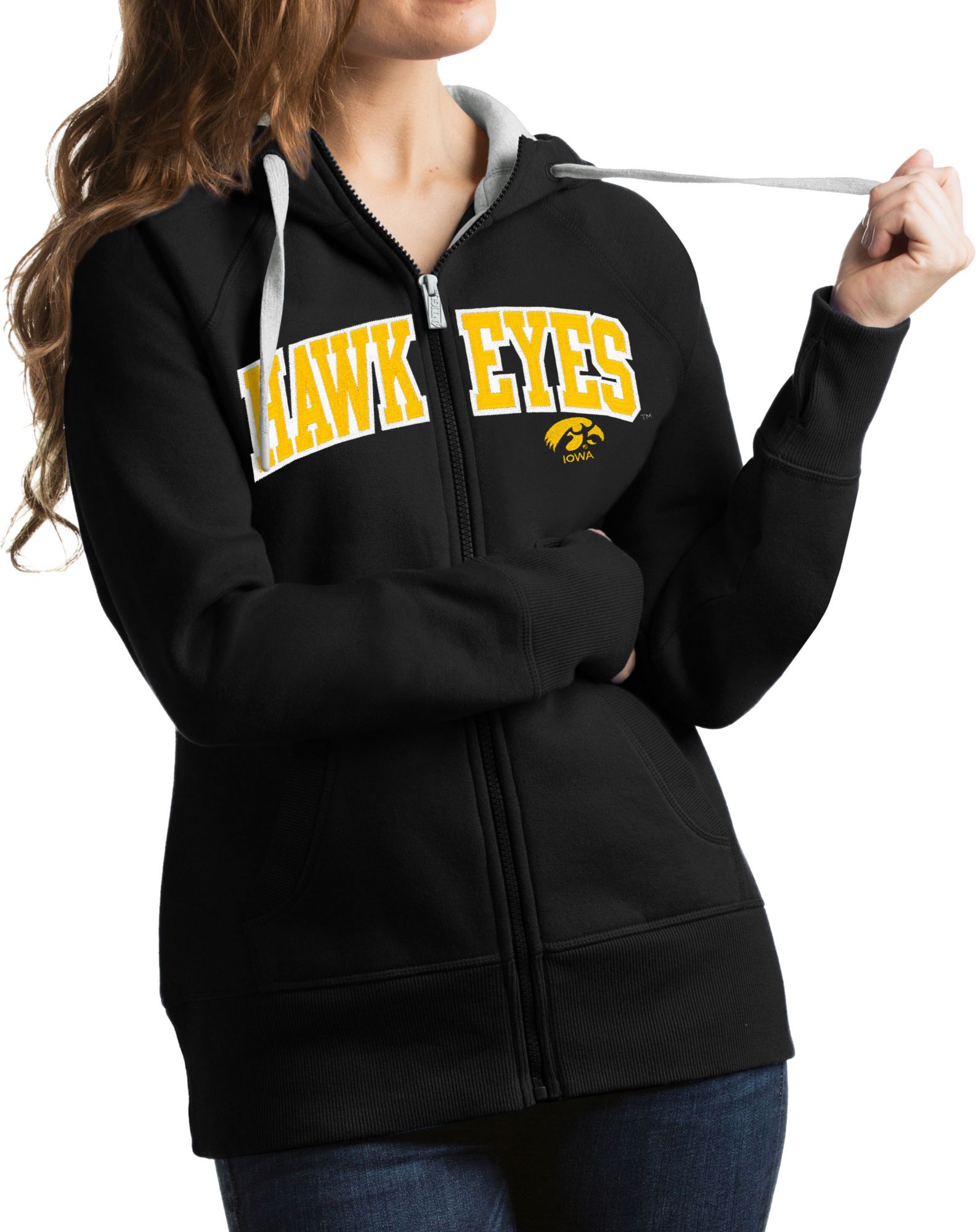 iowa hawkeye zip up hoodie