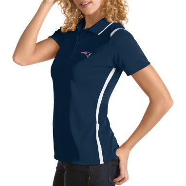 sorry, Antigua Women's New England Patriots Merit Navy Xtra-Lite Pique Polo is currently out of stock