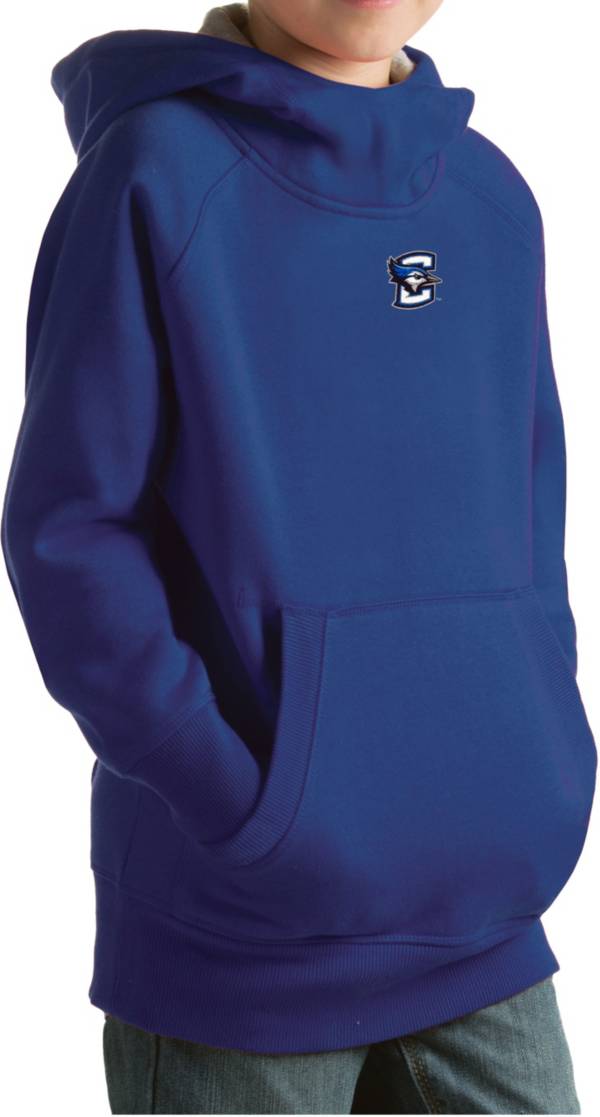 Antigua Youth Creighton Bluejays Blue Victory Pullover Hoodie