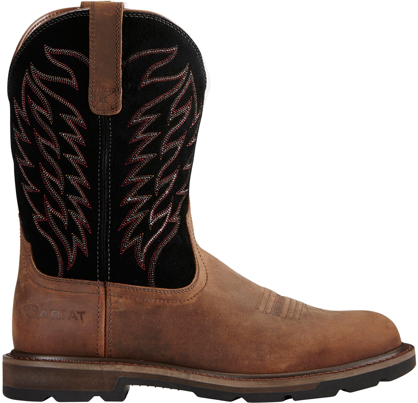 ariat men's groundbreaker square toe work boots