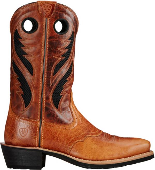 Ariat men's roughstock heritage best sale western boots