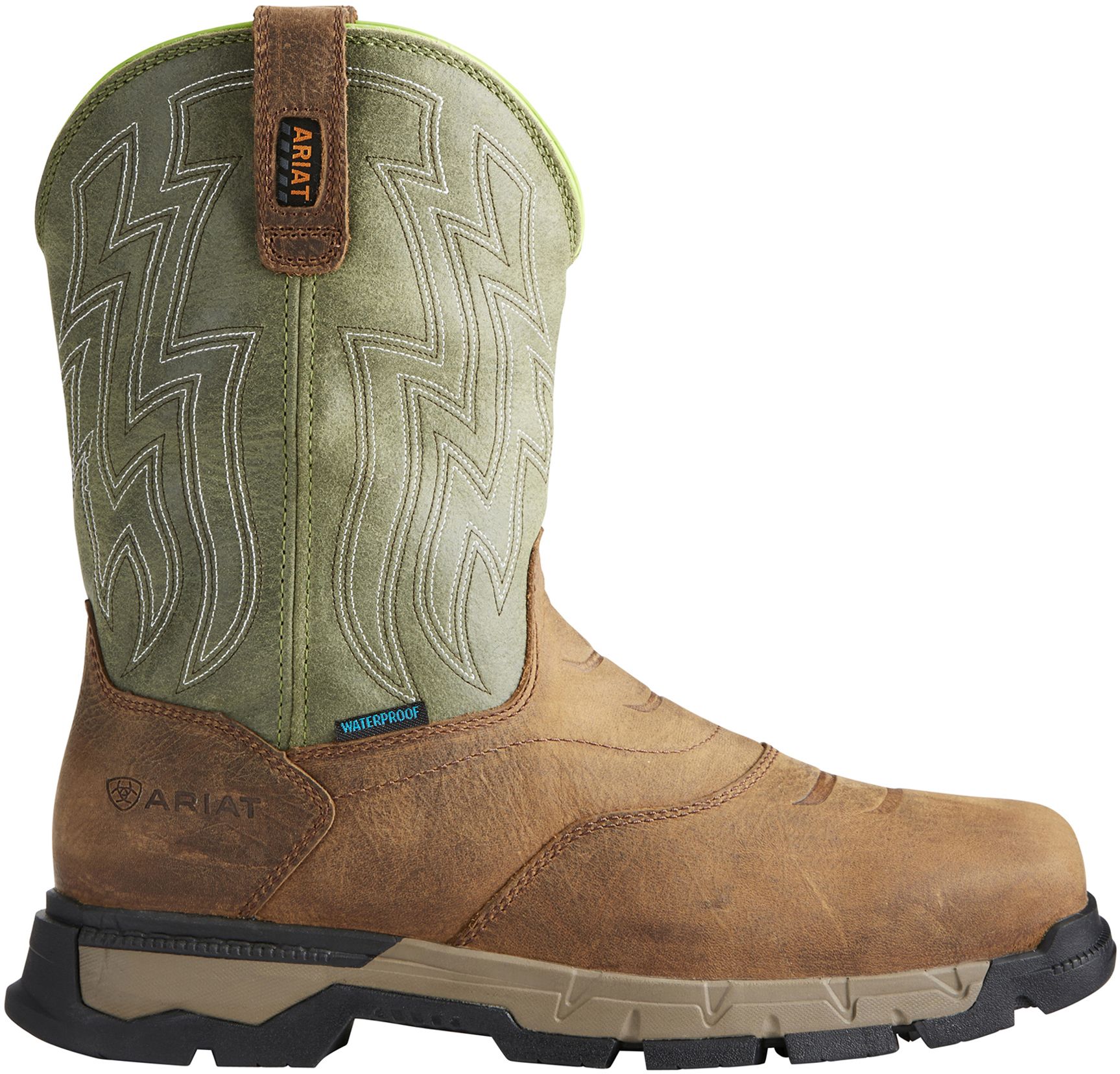 rebar flex western waterproof composite toe work boot