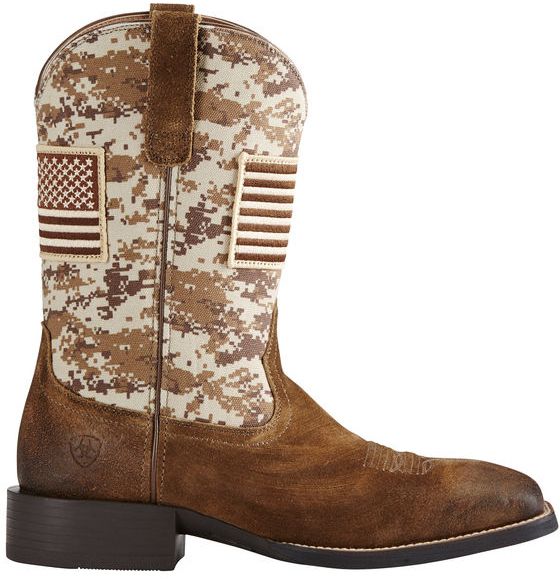 ariat men's sport patriot western boots