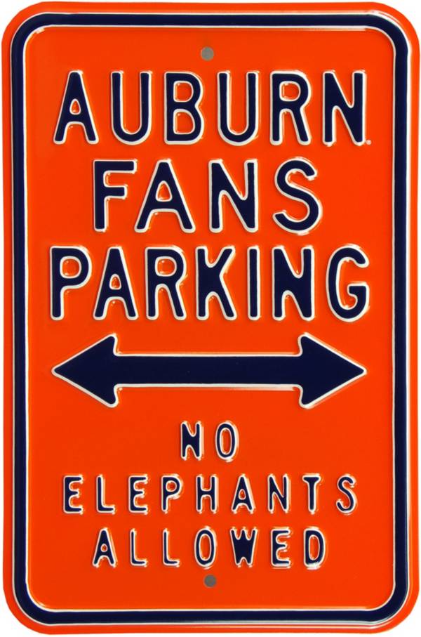 Authentic Street Signs Auburn Tigers Parking Sign product image