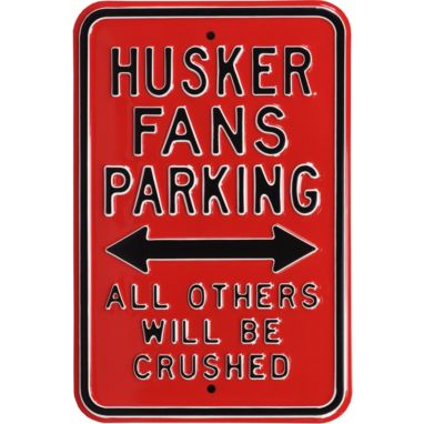 sorry, Authentic Street Signs Nebraska Cornhuskers Parking Sign is currently out of stock