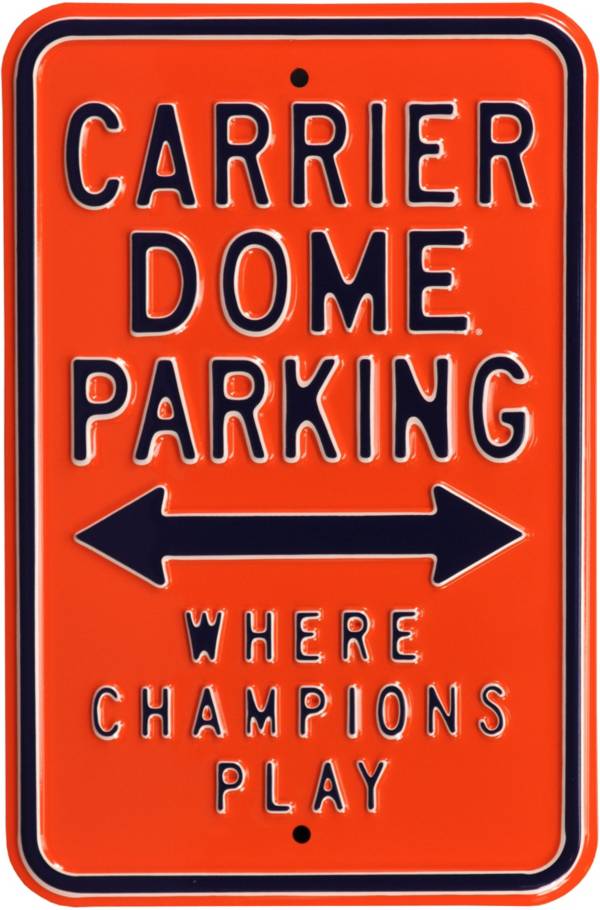 Authentic Street Signs Syracuse Orange Parking Sign Dick's Sporting Goods