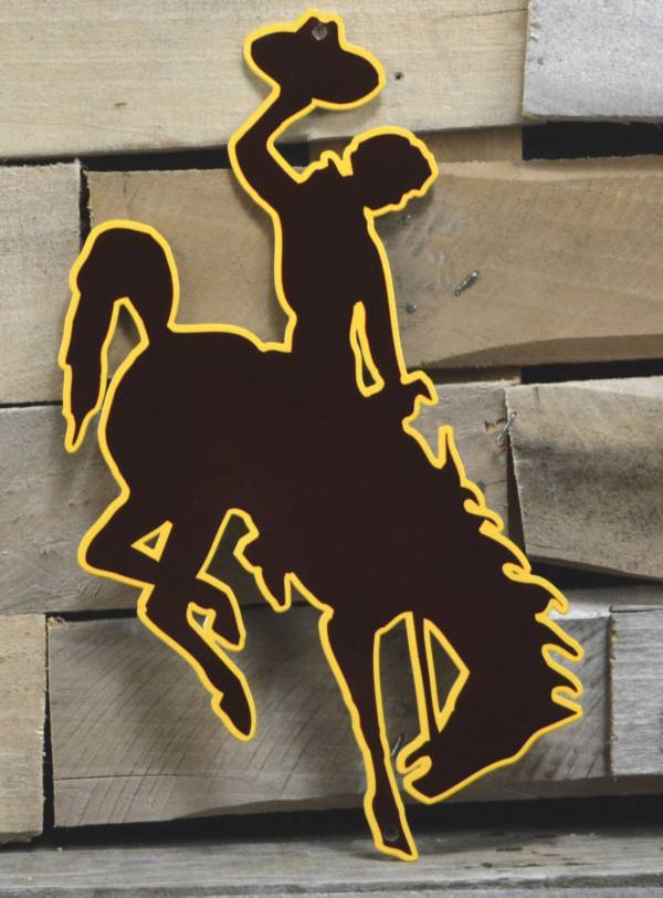 Authentic Street Signs Wyoming Cowboys Steel Logo Sign product image