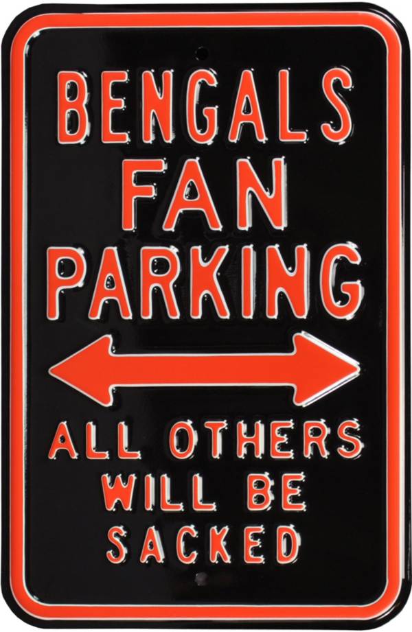 Authentic Street Signs Cincinnati Bengals Parking Sign