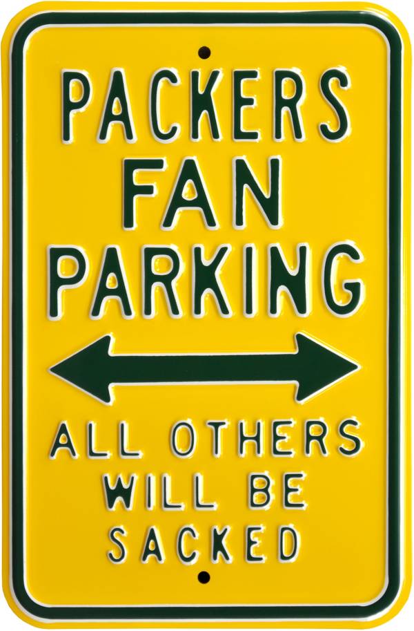Authentic Street Signs Green Bay Packers Parking Sign product image