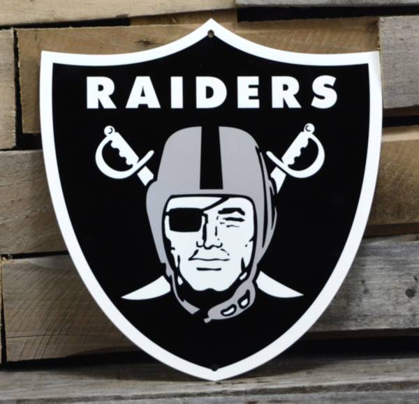 Raiders Metal Sign 