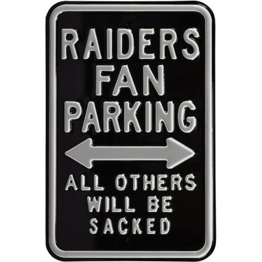 sorry, Authentic Street Signs Las Vegas Raiders Parking Sign is currently out of stock