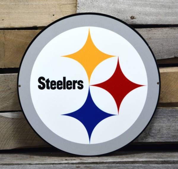 Pittsburgh Steelers Logo Sign  Pittsburgh steelers logo, Steelers