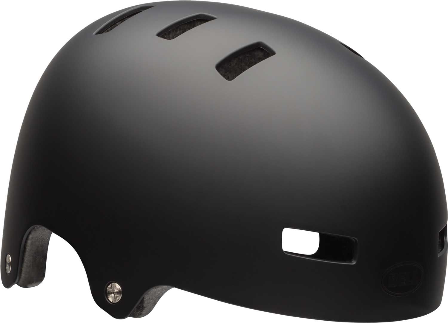 matte black bike helmet