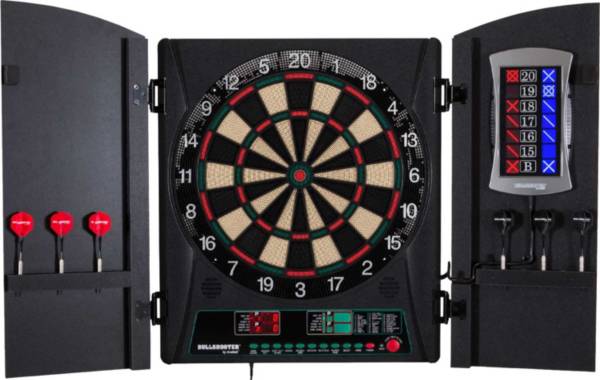 Arachnid electronic shop dart board cabinet