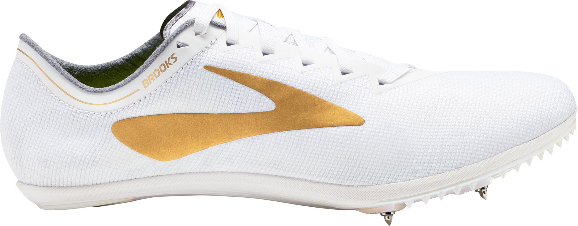 gold track shoes