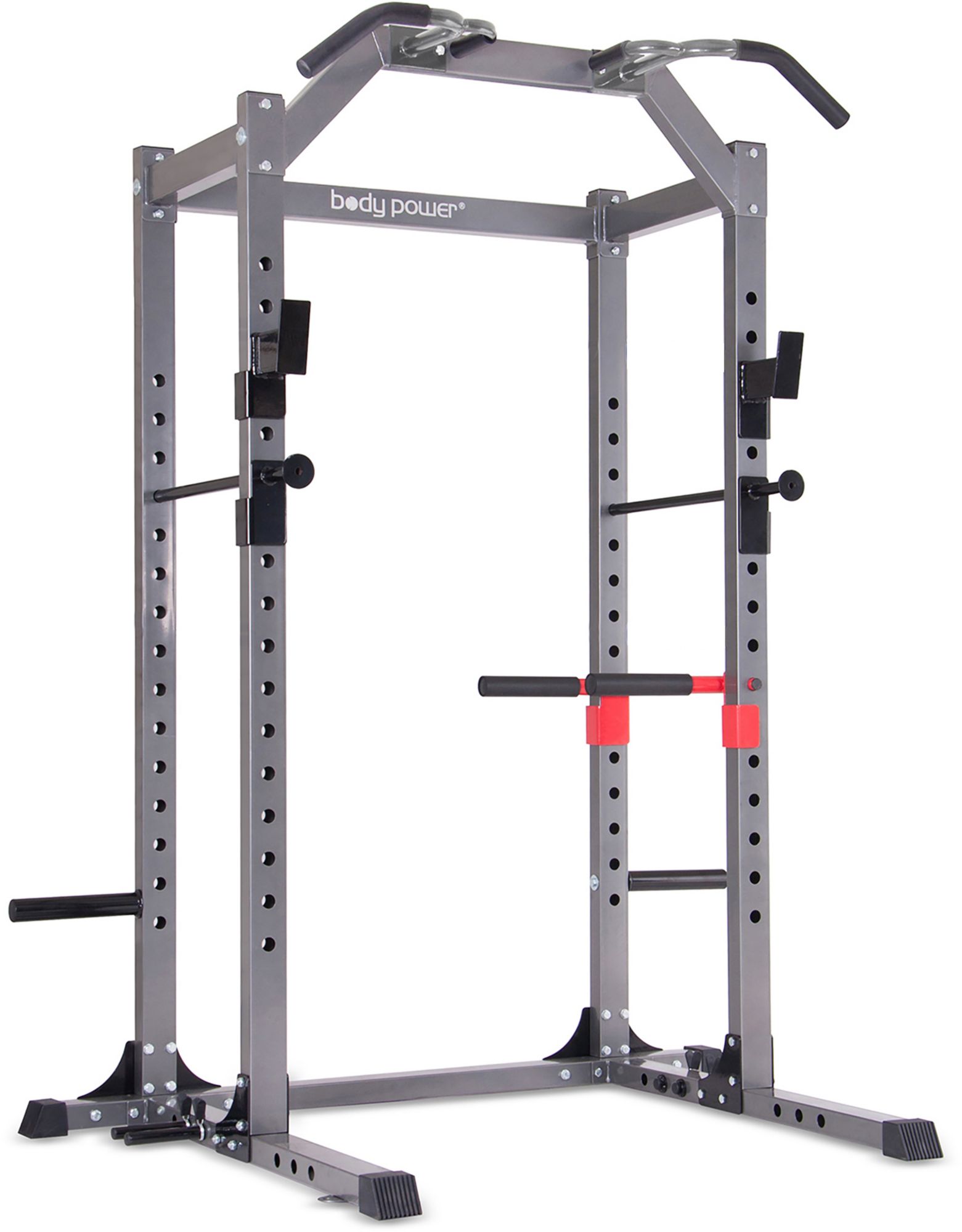 Body revolver champ squat rack and bench