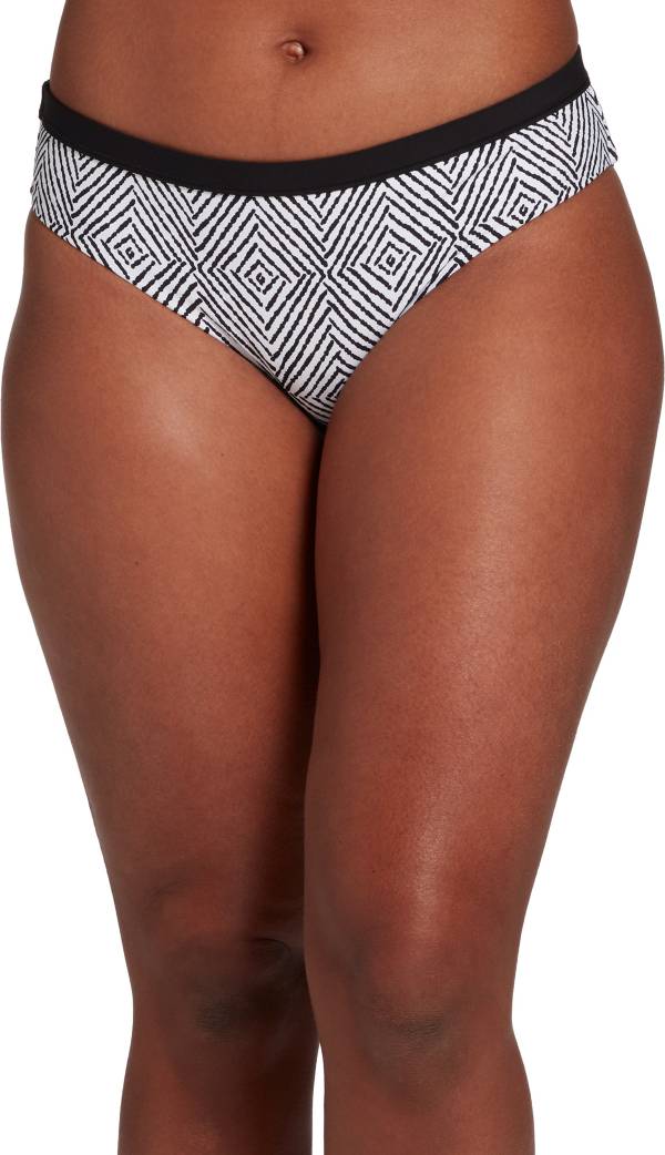 CALIA by Carrie Underwood Women's Wide Banded Printed Bikini Bottoms