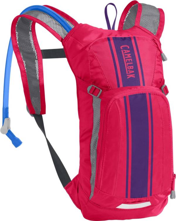 Camelbak Skeeter Pink White Gray Kids Hydration Pack Camelback