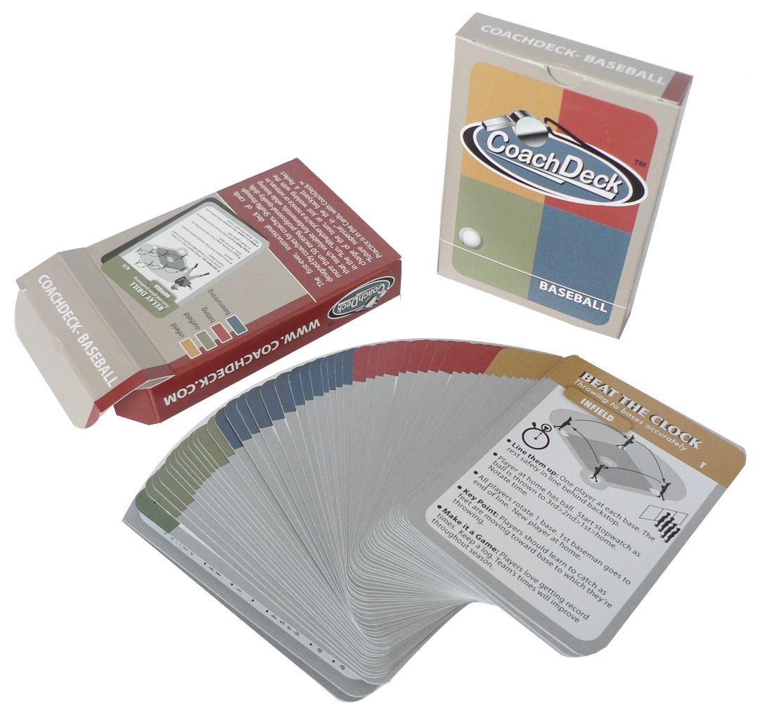 CoachDeck Instructional Baseball Drill Cards product image
