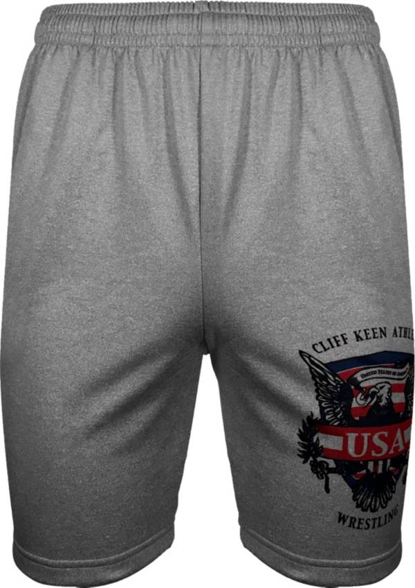 Cliff Keen Adult Historic Eagle Xtreme Fleece Wrestling Shorts
