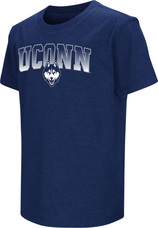 Colosseum Youth UConn Huskies Blue Dual Blend T-Shirt