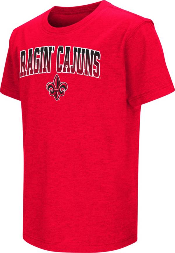 Colosseum Youth Louisiana-Lafayette Ragin' Cajuns Red Dual Blend T-Shirt