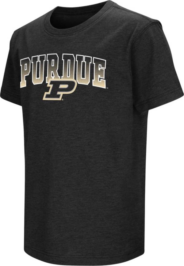 Colosseum Youth Purdue Boilermakers Dual Blend Black T-Shirt