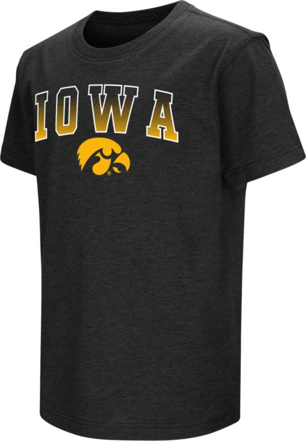 Colosseum Youth Iowa Hawkeyes Dual Blend Black T-Shirt