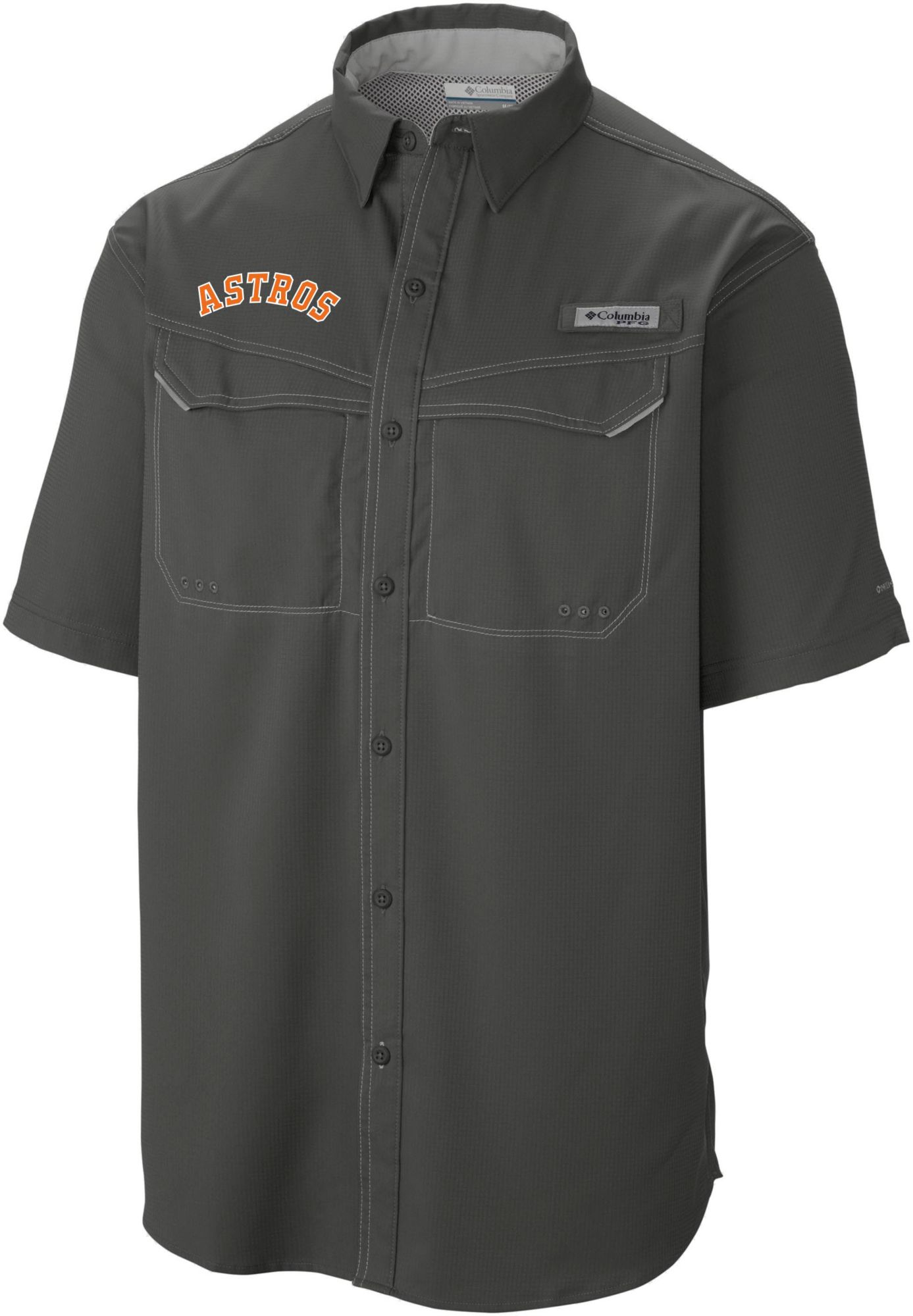 astros button down shirt