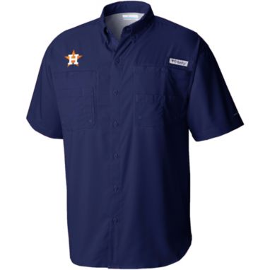 sorry, Columbia Men's Houston Astros Navy Tamiami Performance Short Sleeve Shirt is currently out of stock