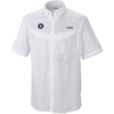 sorry, Columbia Men's Houston Astros Low Drag Offshore Performance Short Sleeve Button Down Shirt is currently out of stock