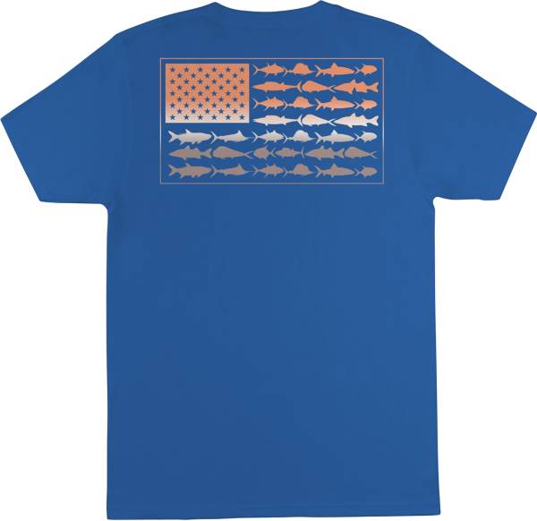 Columbia Men's PFG Americana Saltwater Fish Flag T-Shirt product image