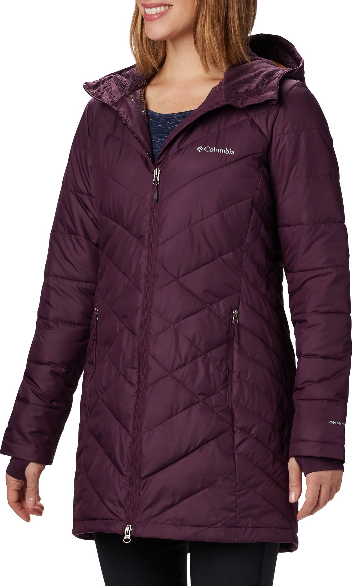 columbia heavenly jacket long