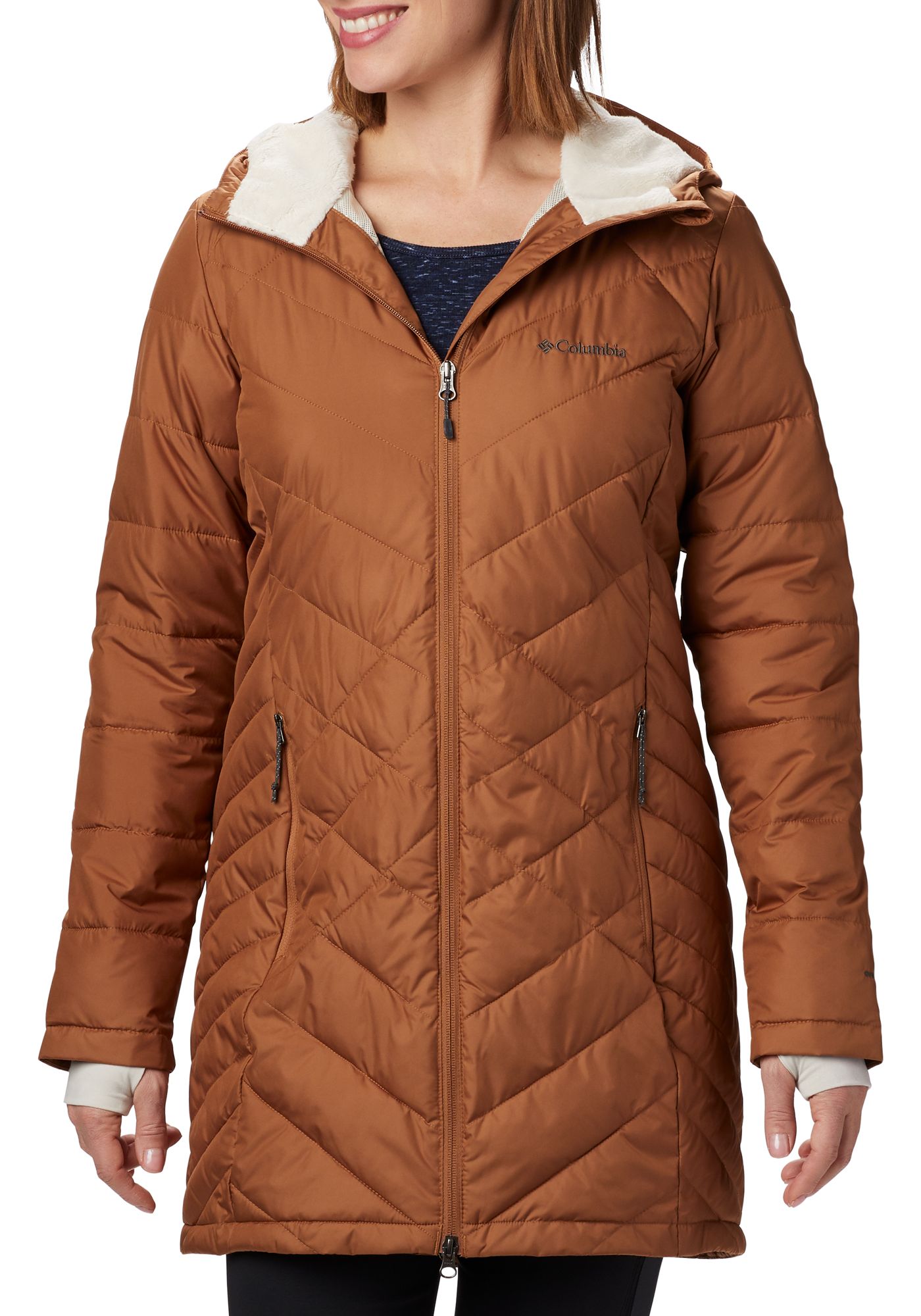 Columbia women's plus size heavenly long hooded jacket online