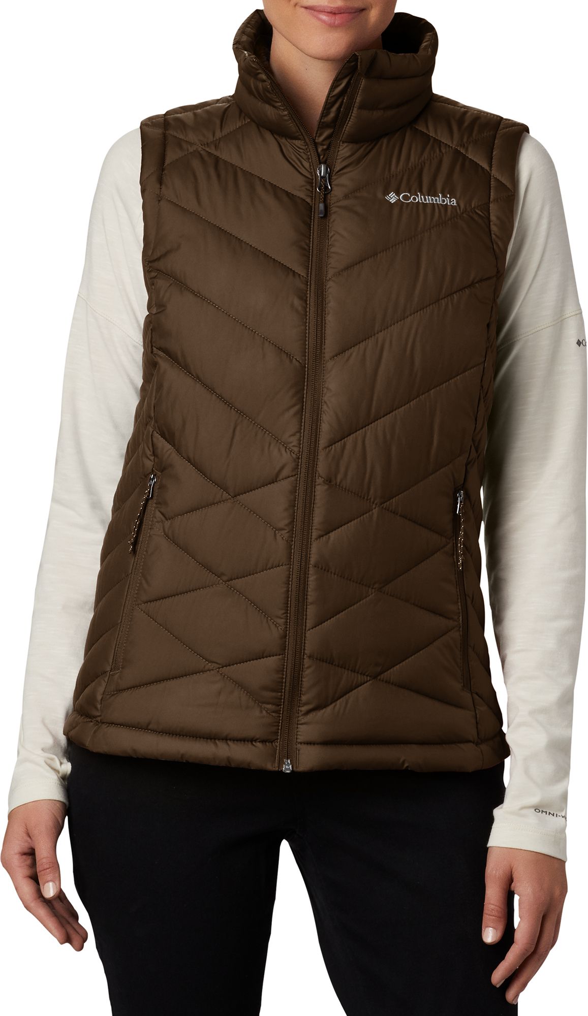 brown columbia vest