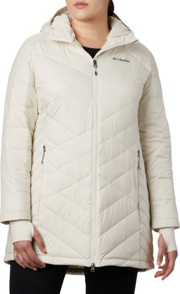 Columbia Women's Plus Heavenly Long Hooded Down Jacket