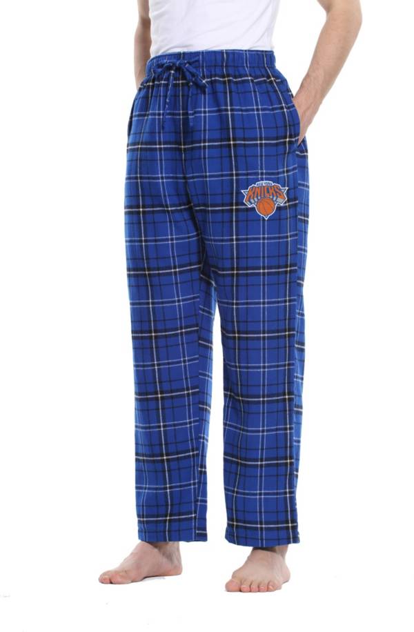 CONCEPTS SPORT Men's Concepts Sport Blue/Orange New York Knicks Long Sleeve  T-Shirt & Pants Sleep Set