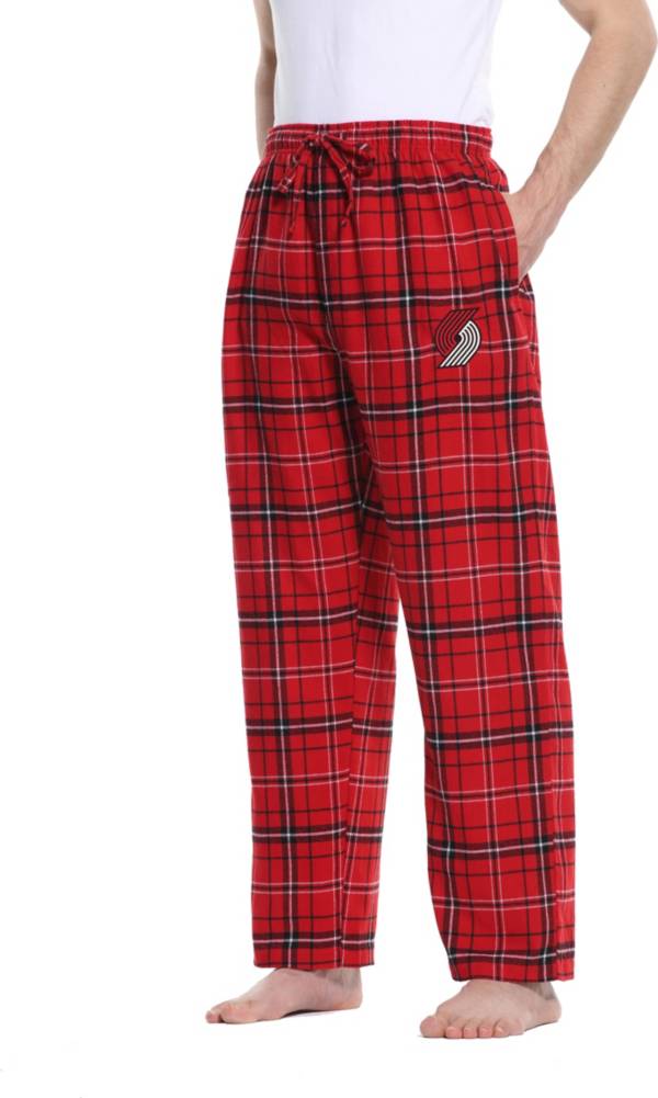 Concepts Sport Men's Portland Trail Blazers Plaid Flannel Pajama Pants