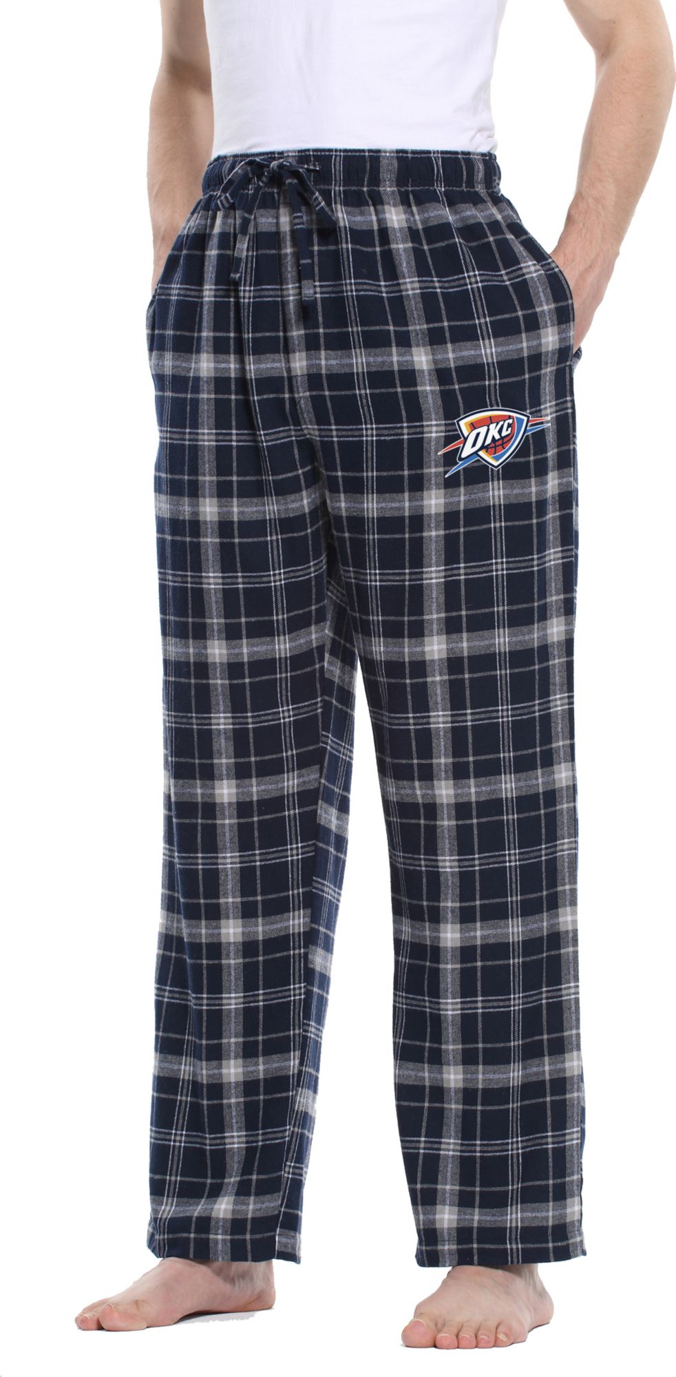 Concepts Sport Men's Oklahoma City Thunder Plaid Flannel Pajama Pants product image