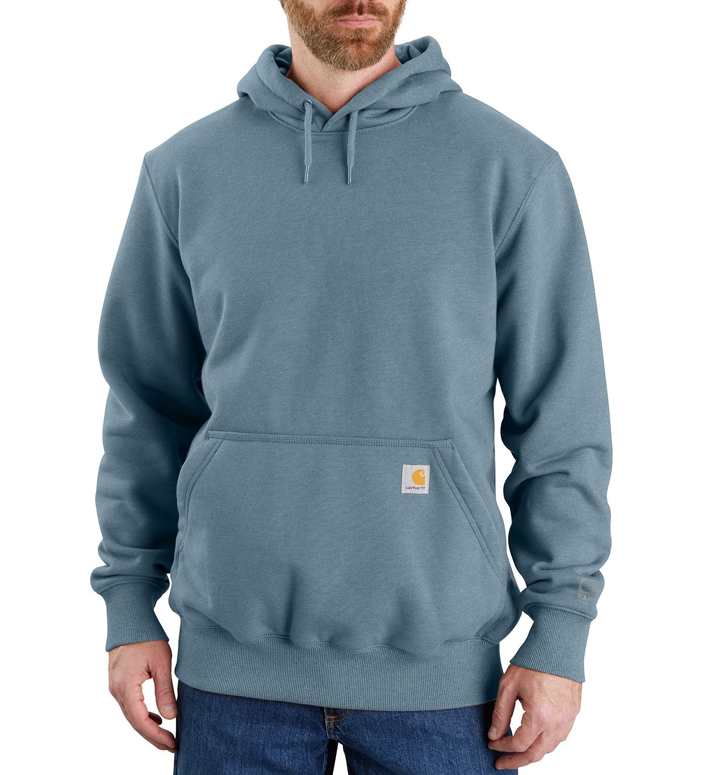 Carhartt Men s Rain Defender Loose Fit Heavyweight Sweatshirt Thundercloud Medium