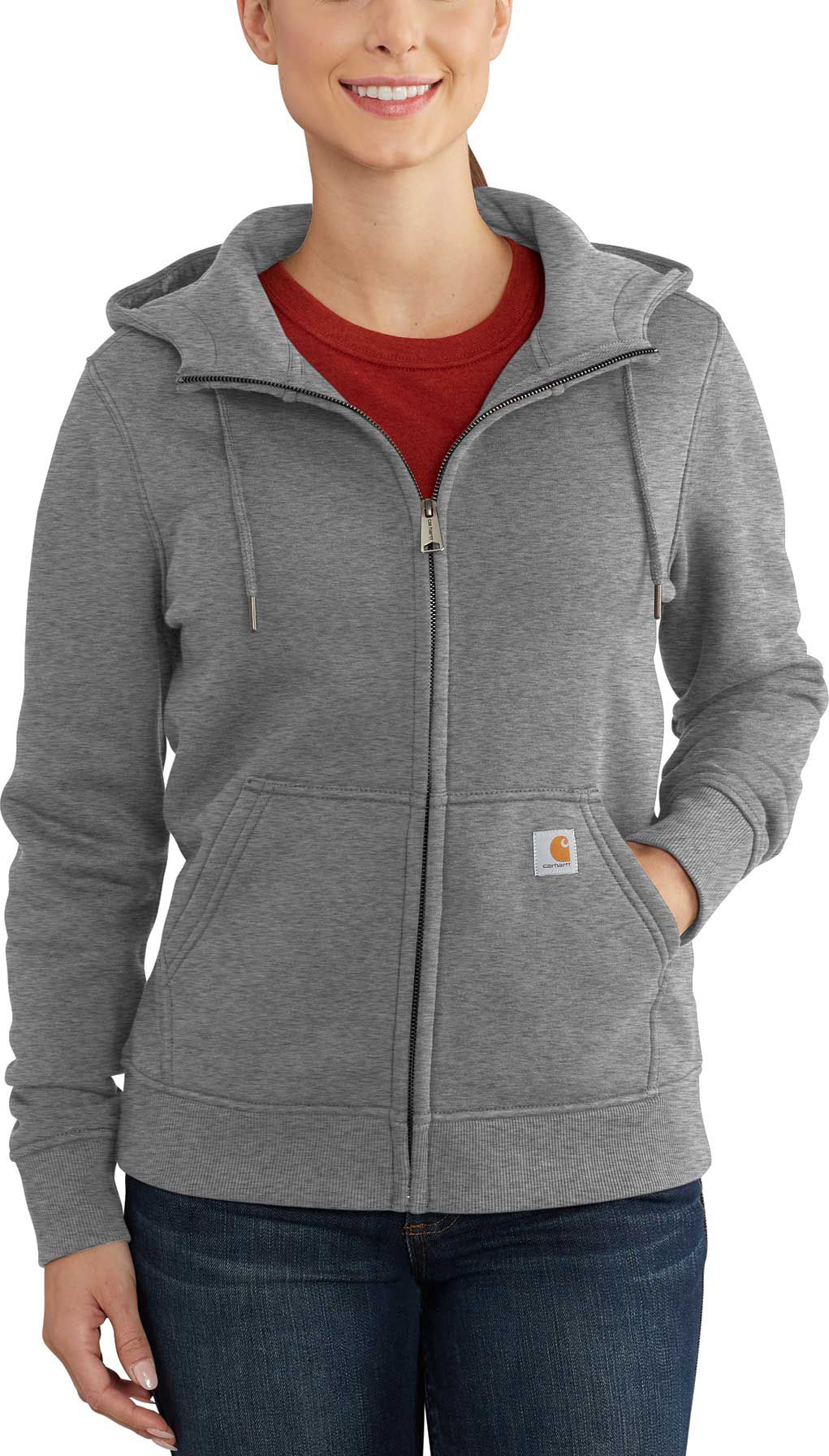 carhartt women's clarksburg half zip hoodie