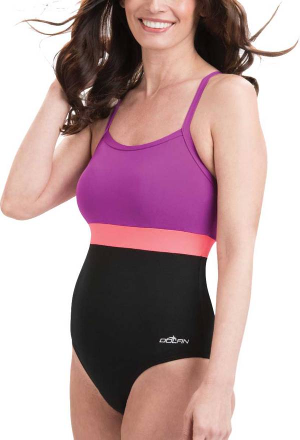Dolfin Women's Aquashape Colorblock X-Back Swimsuit product image