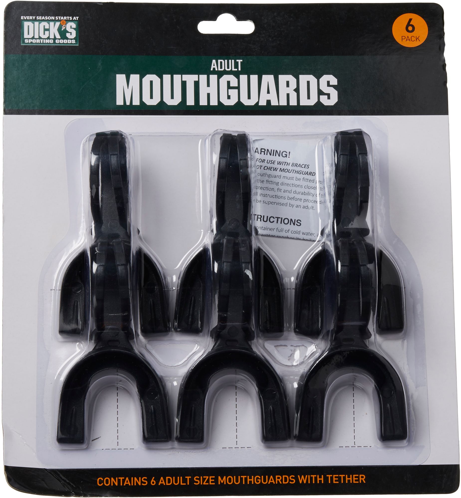 DICK's Sporting Goods Adult Mouthguards – 6 Pack product image