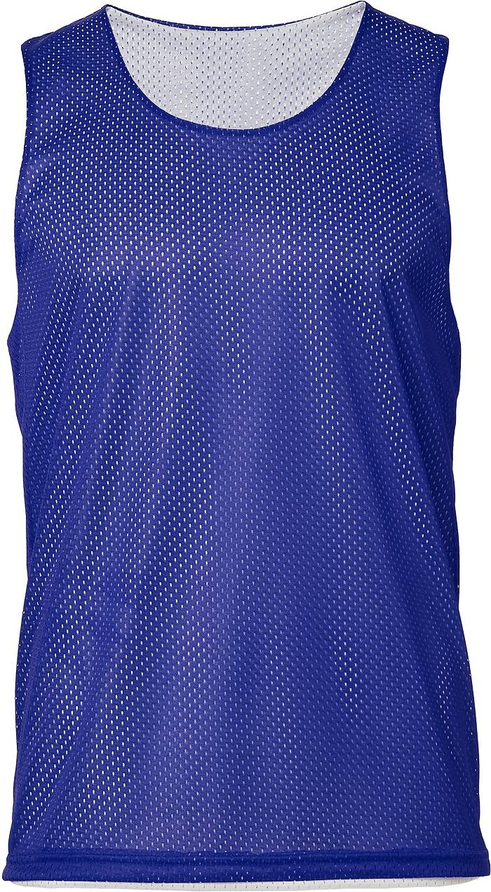 Blue Pinnies Soccer Pinnies For Sports Soccer Mesh Basketball Jerseys  Children Adult - 6 Pack