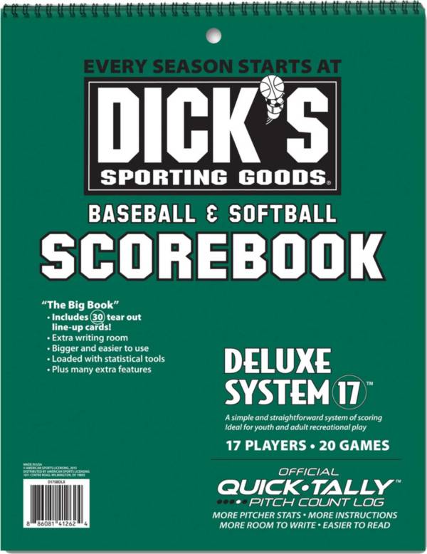 DICK'S Sporting Goods Deluxe Baseball/Softball Scorebook product image