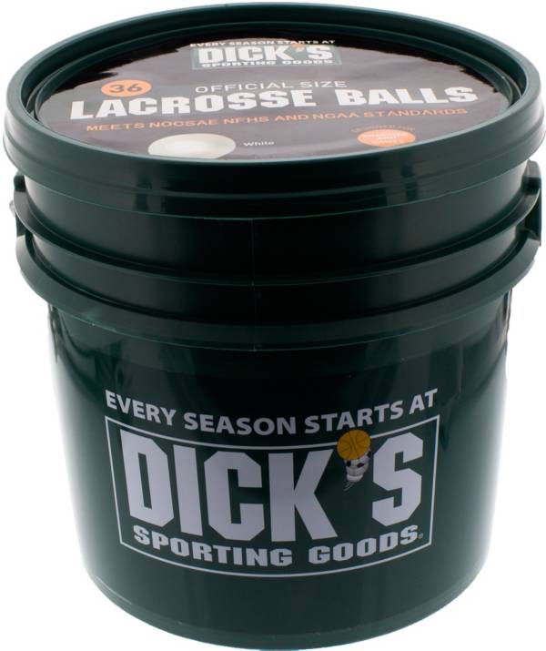 DICK'S Sporting Goods Lacrosse Ball Bucket 36 Pack Dick's Sporting Goods
