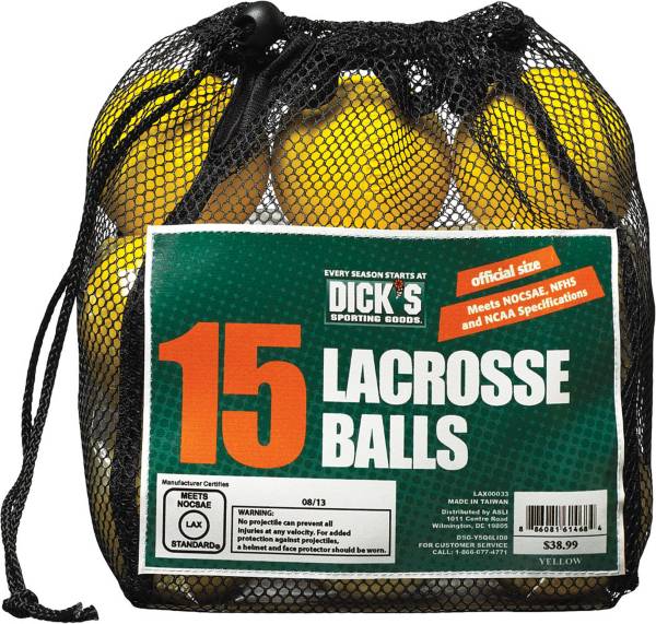 DICK'S Sporting Goods 15Pack Lacrosse Balls DICK'S Sporting Goods