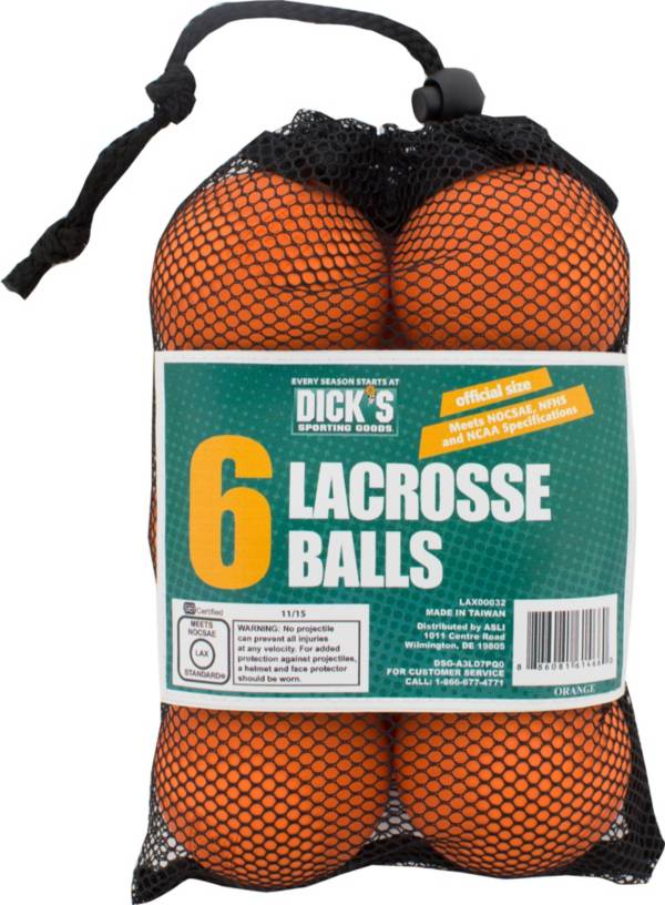 DICK'S Sporting Goods 6-Pack Lacrosse Balls product image
