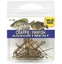 Eagle Claw Panfish/Crappie Hook Assortment, 80 Piece, Hooks